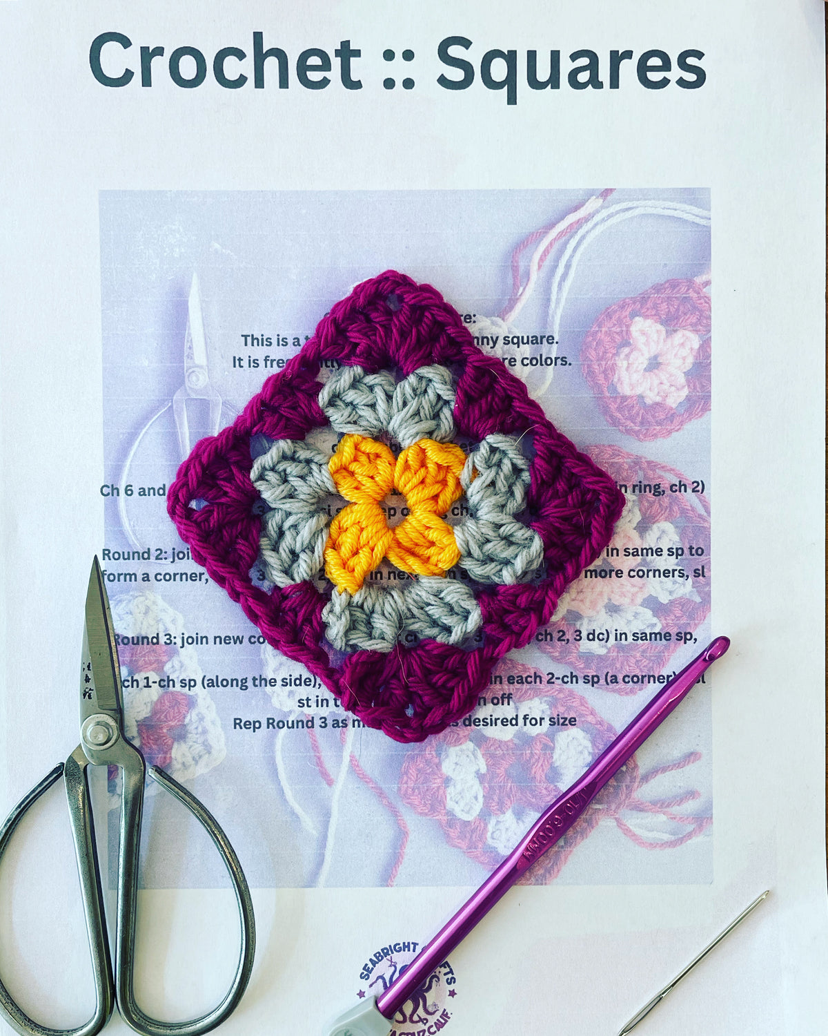 Crochet Workshop Squares Seabright Crafts crochet-workshop-squares-seabright-crafts